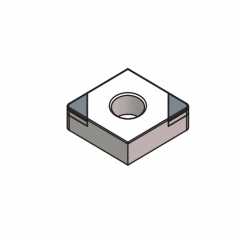 Worldia - CN Type PCBN Turning Insert for hardened steel- Negative 80°